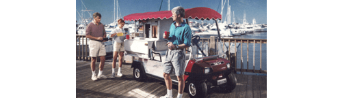Café Expressなどゴルフカートが大きく進化